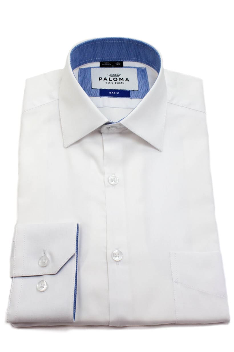 CAMISA PARA HOMBRE BLANCA OXFORD PALOMA