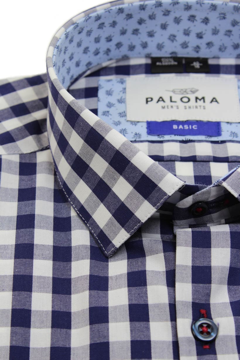 Camisas de cuadros discount azules para hombre